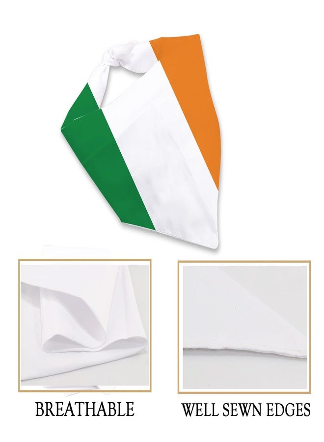 JXGZSO 1 Piece Ireland Flag Triangle Dog Bandana Irish Theme Dog Gift Irish Merchandise (Ireland Flag Dog) - Image 4